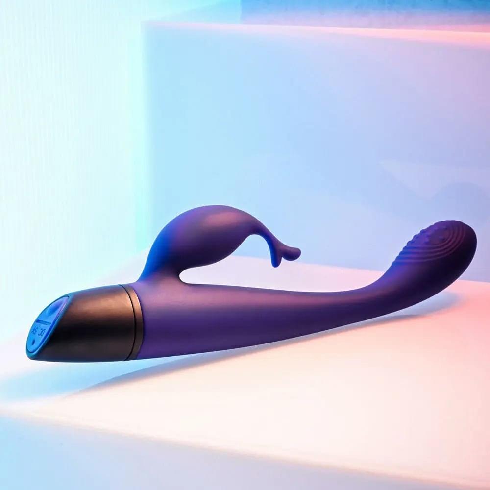 Selopa PLUM PASSION -  18.3 cm USB Rechargeable Rabbit Vibrator Selopa Discreet Intimate Essentials.