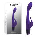 Selopa PLUM PASSION -  18.3 cm USB Rechargeable Rabbit Vibrator Selopa Discreet Intimate Essentials.