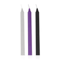 Sensual Hot Wax Candles 3 Pc Fetish Collection Discreet Intimate Essentials.