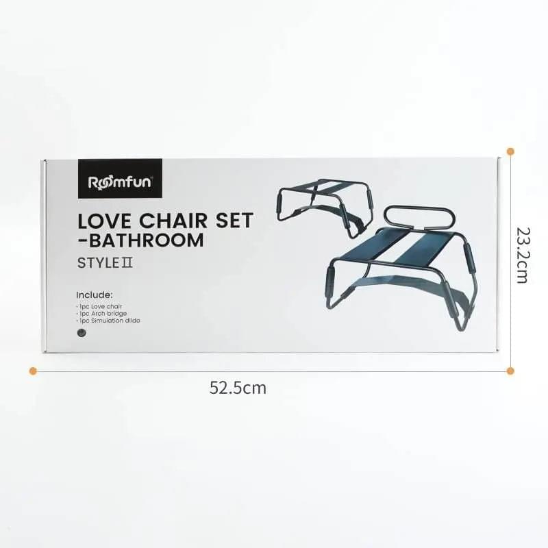 Sex Chair Adjustable Height Black w Arch Bridge Daytona Discreet Intimate Essentials.