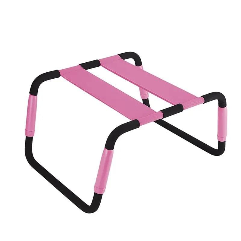 Sex Chair Adjustable Height Pink PU Seat Daytona Discreet Intimate Essentials.