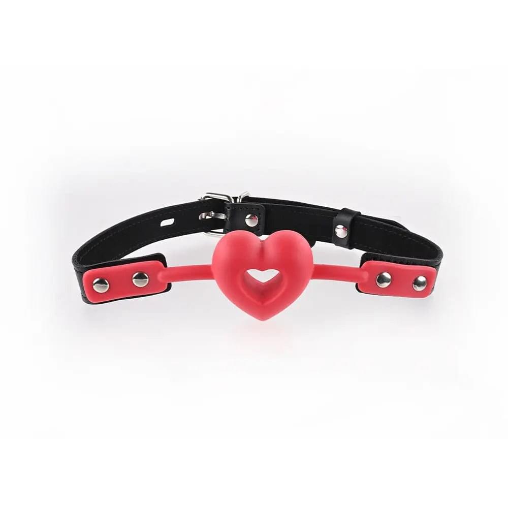 Sex & Mischief Amor Ball Gag - /Black Mouth Restraint Sportsheets Discreet Intimate Essentials.