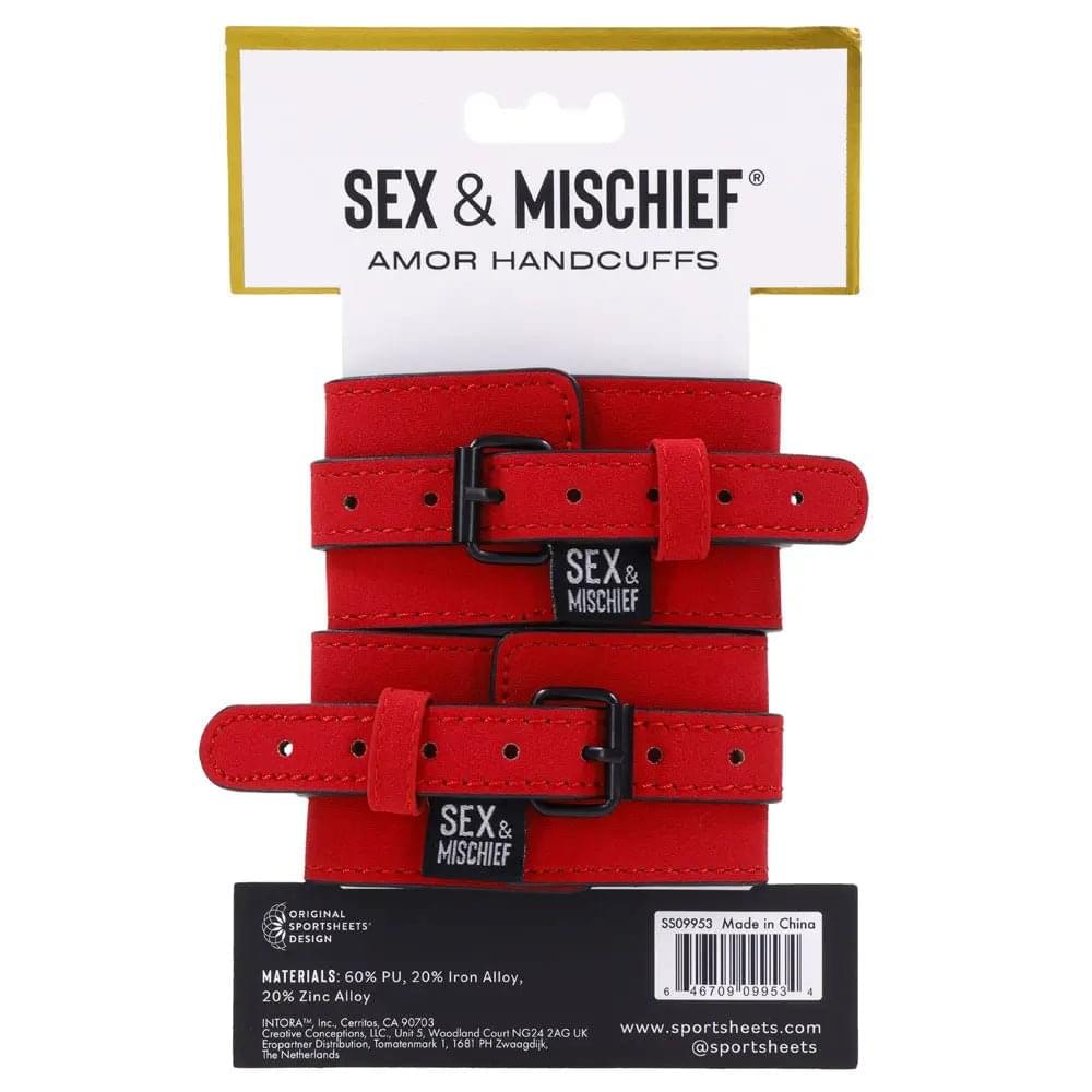 Sex & Mischief Amor Handcuffs -  Restraints Sportsheets Discreet Intimate Essentials.