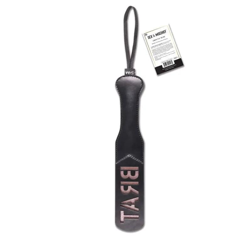 Sex & Mischief Brat Paddle -  Spanking Paddle Sportsheets Discreet Intimate Essentials.