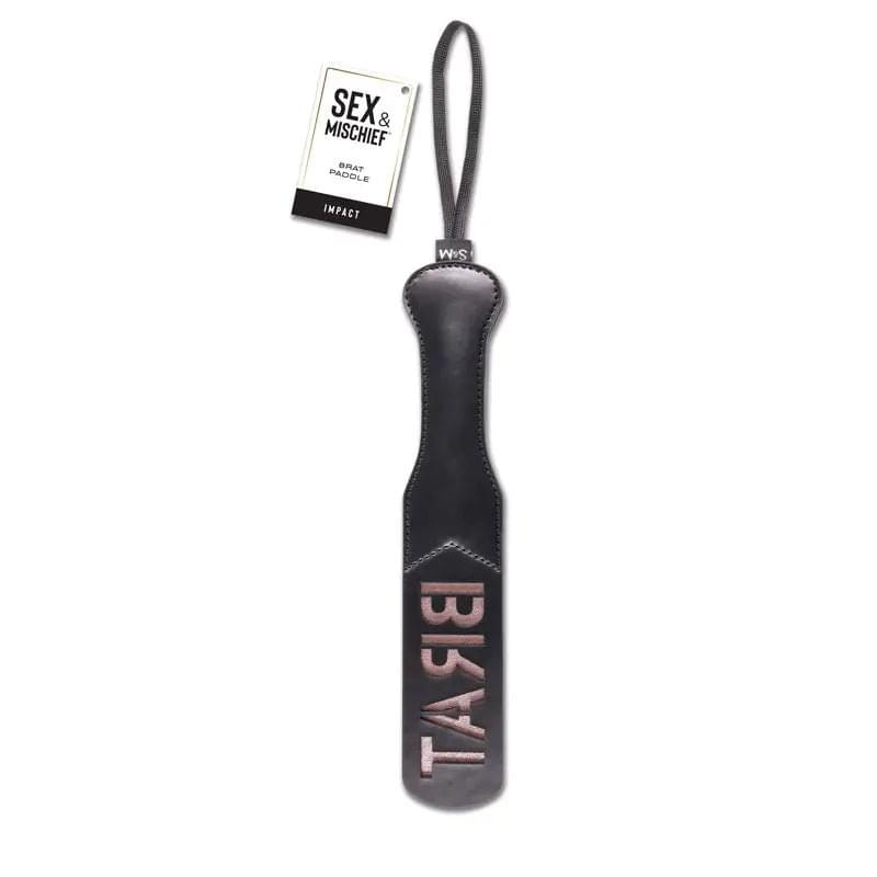 Sex & Mischief Brat Paddle -  Spanking Paddle Sportsheets Discreet Intimate Essentials.