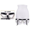 Sex & Mischief Chain Lace Garters - /Metal Garters Sportsheets Discreet Intimate Essentials.