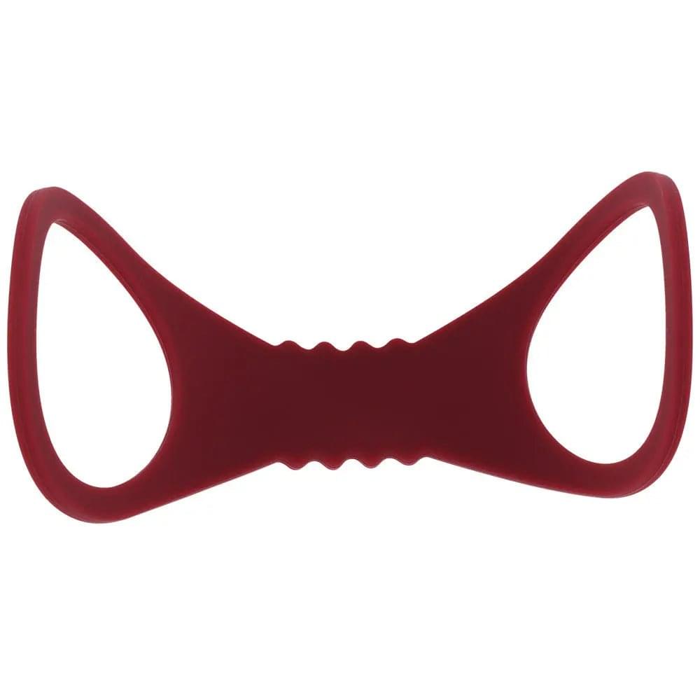 Sex & Mischief Enchanted Large Silicone Cuffs - Burgundy Large Restraints Sportsheets Discreet Intimate Essentials.