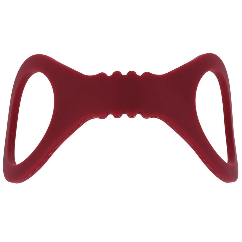 Sex & Mischief Enchanted Small Silicone Cuffs - Burgundy Small Restraints Sportsheets Discreet Intimate Essentials.