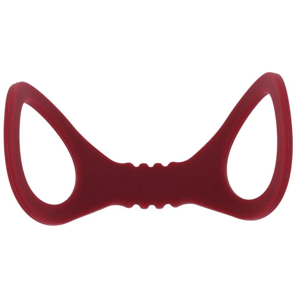 Sex & Mischief Enchanted Small Silicone Cuffs - Burgundy Small Restraints Sportsheets Discreet Intimate Essentials.
