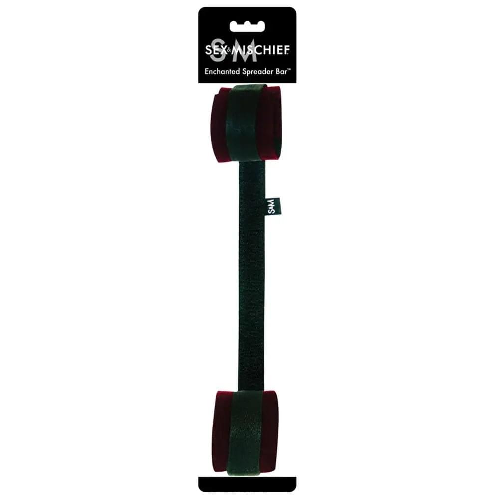 Sex & Mischief Enchanted Spreader Bar - /Red Restraints Sportsheets Discreet Intimate Essentials.