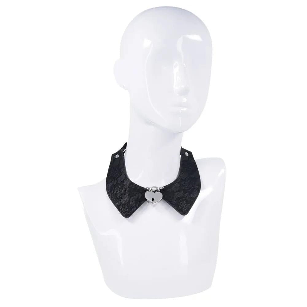 Sex & Mischief Heartbound Lace Day Collar -  Submission Collar Sportsheets Discreet Intimate Essentials.