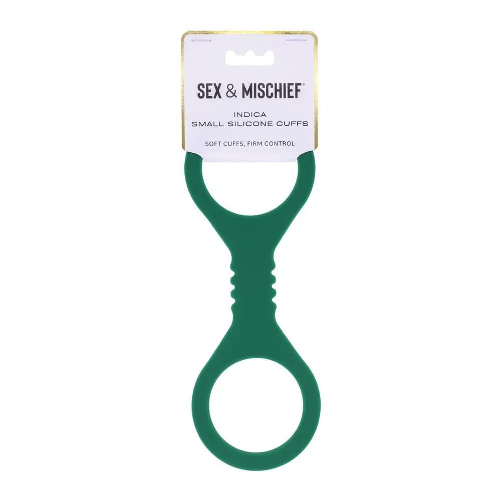 Sex & Mischief Indica Small Silicone Cuffs -  Small Restraints Sportsheets Discreet Intimate Essentials.