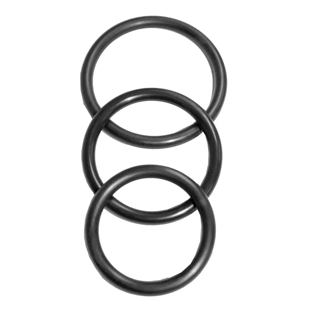 Sex & Mischief Nitrile Cock Ring 3 Pack -  Cock Rings - Set of 3 Sizes Sportsheets Discreet Intimate Essentials.