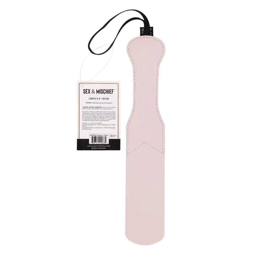 Sex & Mischief Peaches n CreaMe Impression Paddle - Peach Spanking Paddle Sportsheets Discreet Intimate Essentials.