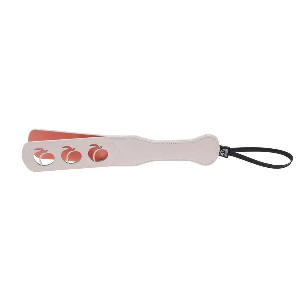 Sex & Mischief Peaches n CreaMe Impression Paddle - Peach Spanking Paddle Sportsheets Discreet Intimate Essentials.
