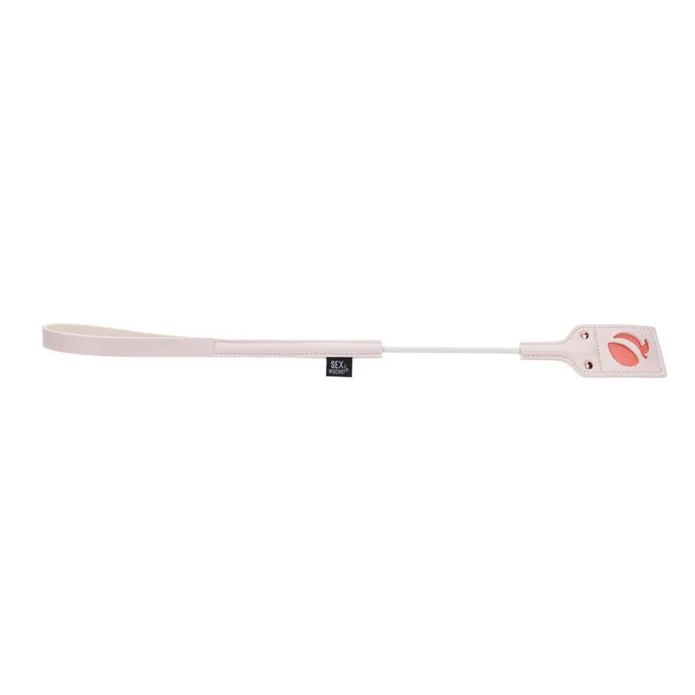 Sex & Mischief Peaches n CreaMe Impressions Crop - Peach 53 cm Crop Whip Sportsheets Discreet Intimate Essentials.