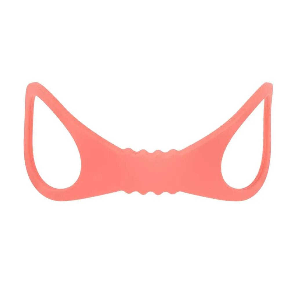 Sex & Mischief Peaches n CreaMe Large Silicone Cuffs - Peach Large Silicone Restraints Sportsheets Discreet Intimate Essentials.