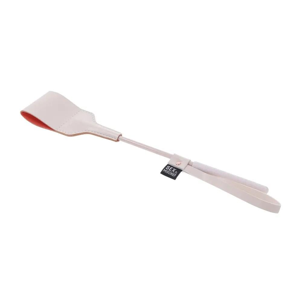 Sex & Mischief Peaches n CreaMe Riding Crop - Peach 30 cm Crop Whip Sportsheets Discreet Intimate Essentials.