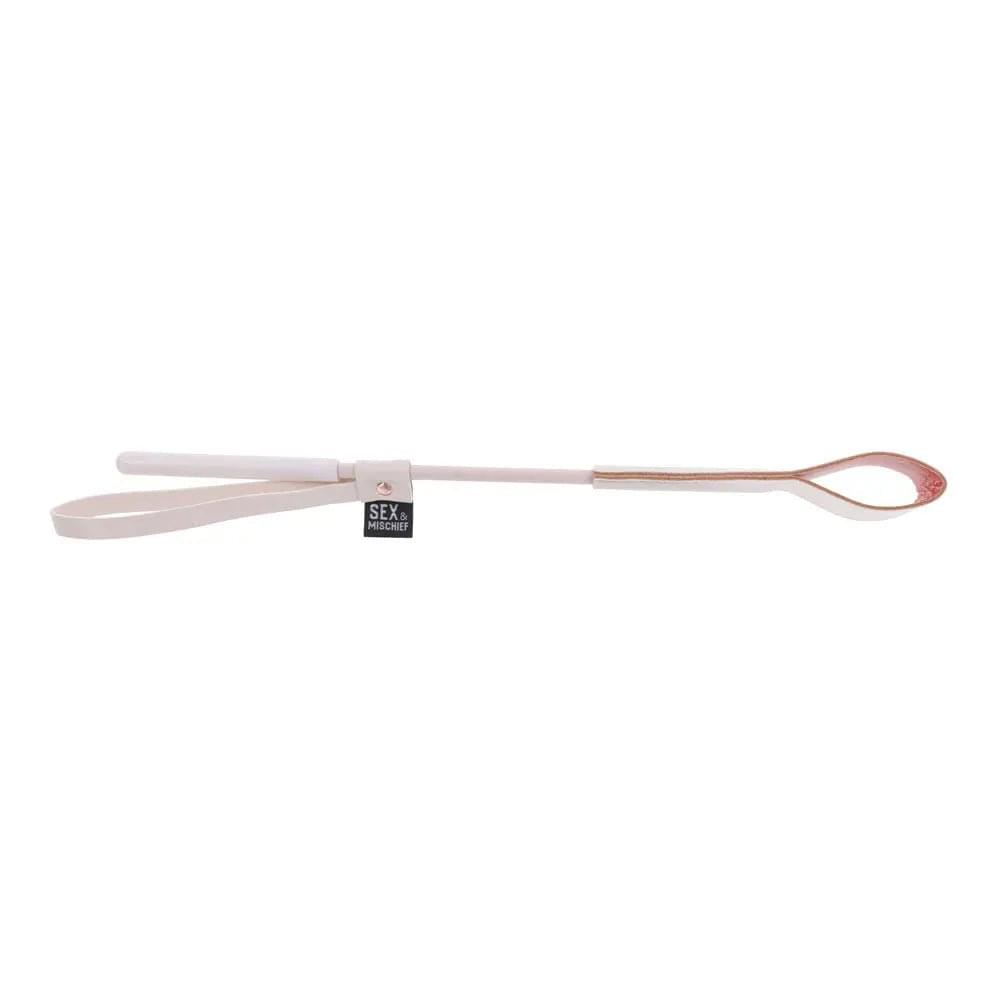 Sex & Mischief Peaches n CreaMe Riding Crop - Peach 30 cm Crop Whip Sportsheets Discreet Intimate Essentials.