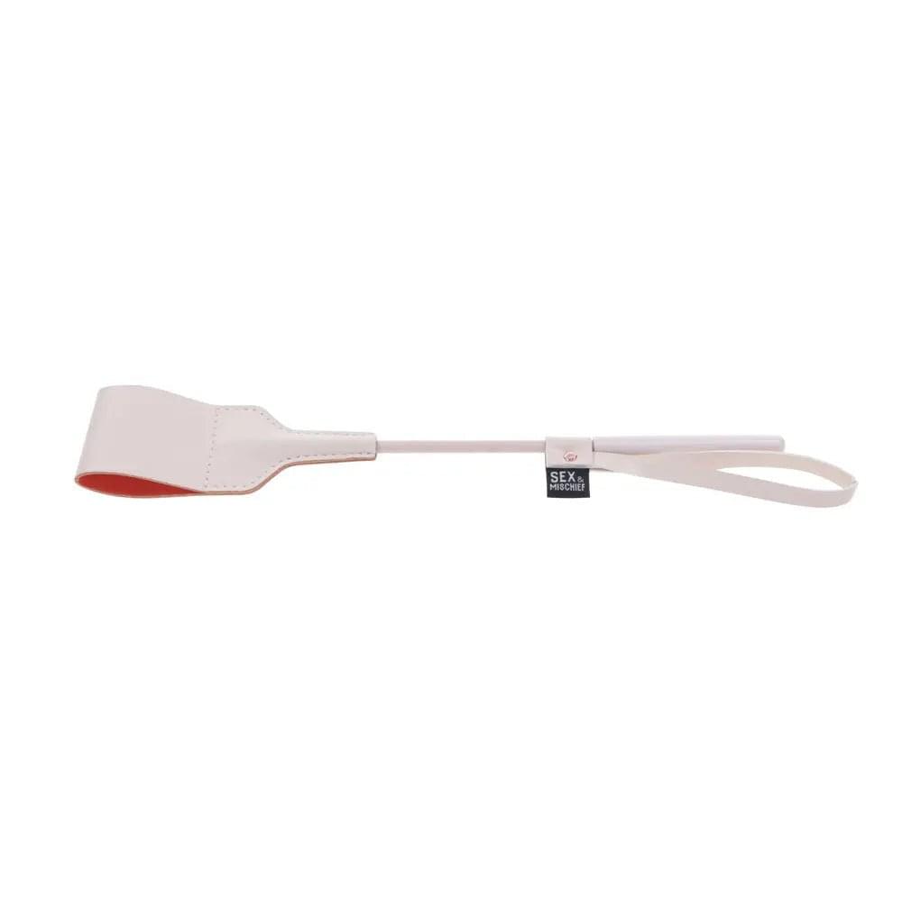 Sex & Mischief Peaches n CreaMe Riding Crop - Peach 30 cm Crop Whip Sportsheets Discreet Intimate Essentials.