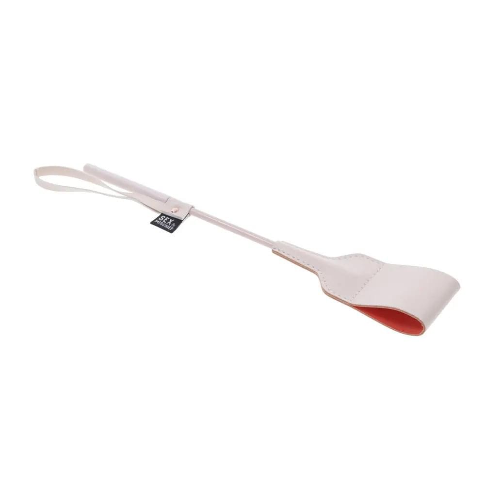 Sex & Mischief Peaches n CreaMe Riding Crop - Peach 30 cm Crop Whip Sportsheets Discreet Intimate Essentials.