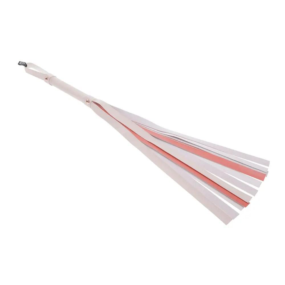 Sex & Mischief Peaches n CreaMe Stripe Flogger - Peach 80 cm Flogger Whip Sportsheets Discreet Intimate Essentials.