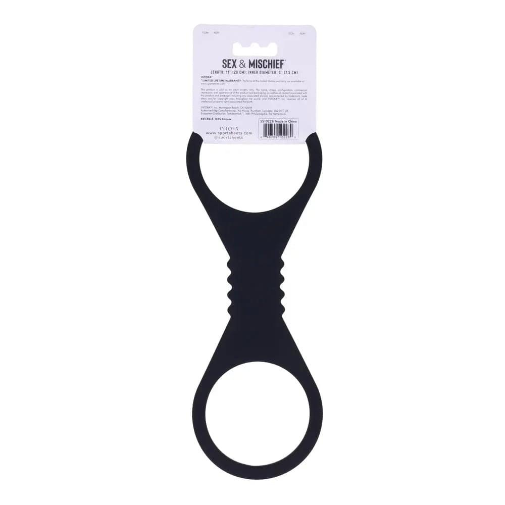 Sex & Mischief Shadow Large Silicone Cuffs -  Large Restraints Sportsheets Discreet Intimate Essentials.