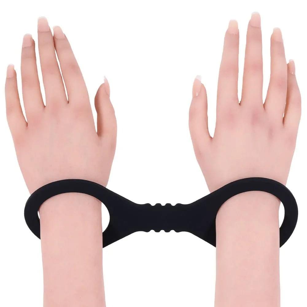 Sex & Mischief Shadow Small Silicone Cuffs -  Small Restraints Sportsheets Discreet Intimate Essentials.