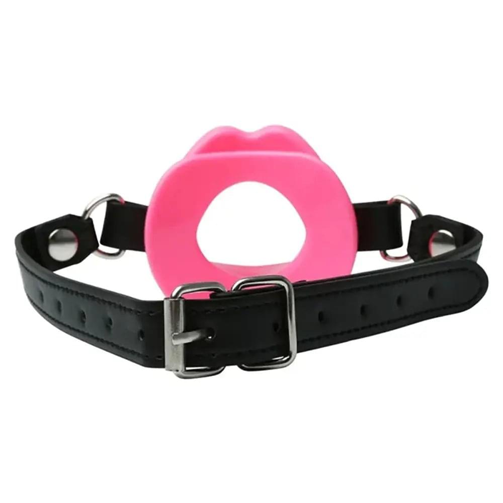 Sex & Mischief Silicone Lips Mouth Gag -  -  Mouth Restraint Sportsheets Discreet Intimate Essentials.