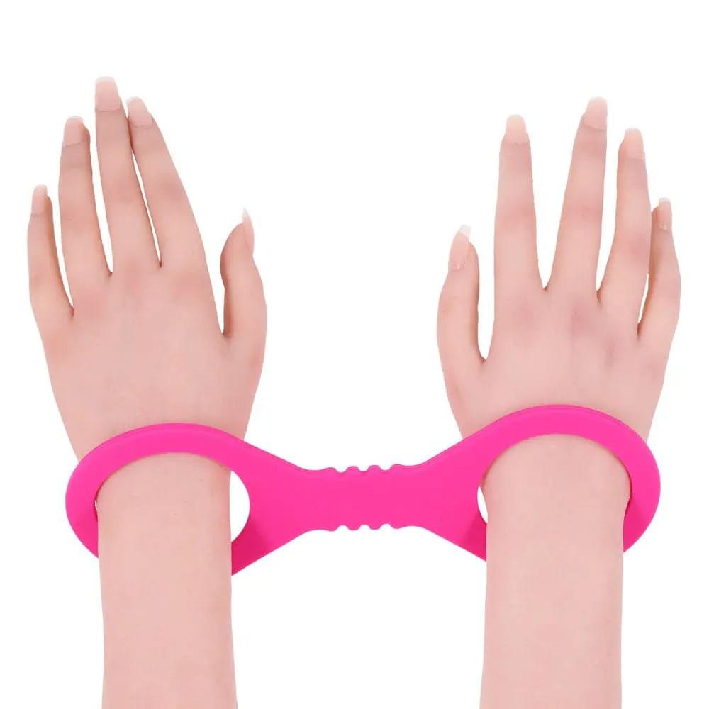 Sex & Mischief Small Hot  Silicone Cuffs - Hot  Small Restraints Sportsheets Discreet Intimate Essentials.