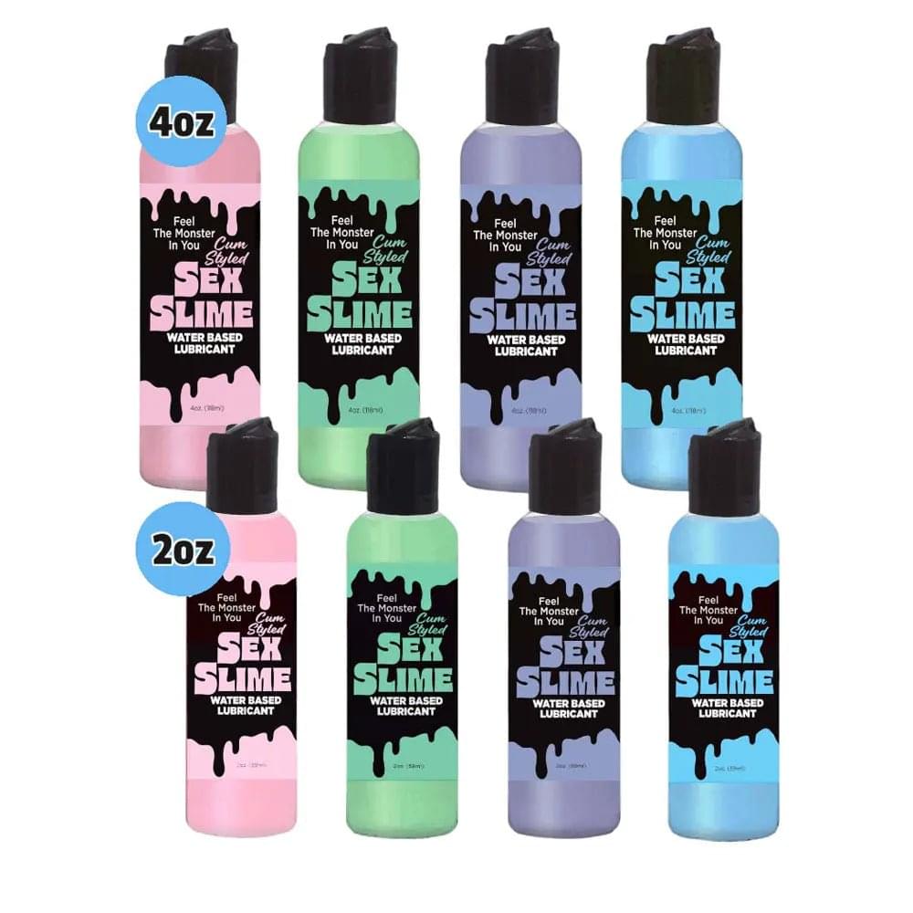 Sex Slime Cum Style Creature Lube -  120 ml -  Cum Style Water Based Lubricant - 120 ml Bottle Little Genie Discreet Intimate Essentials.