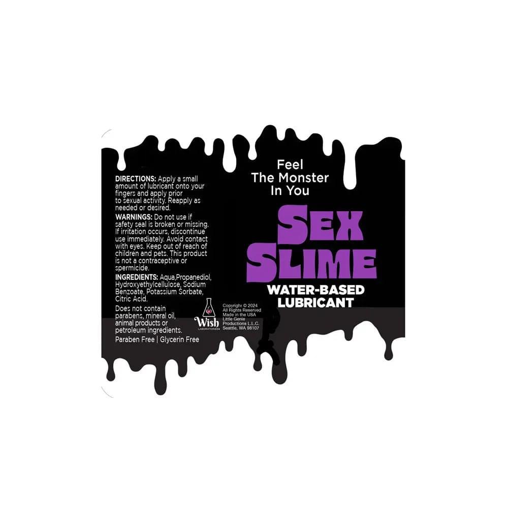 Sex Slime -  -  Water Based Lubricant - 120 ml Bottle Little Genie Discreet Intimate Essentials.