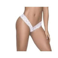 Sexy Lace Thong White Mapale Discreet Intimate Essentials.