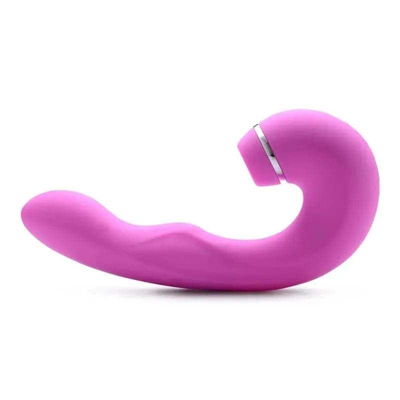 Shegasm 5 Star 10X Tapping G-Spot Vibe w Suction Pink Shegasm Discreet Intimate Essentials.
