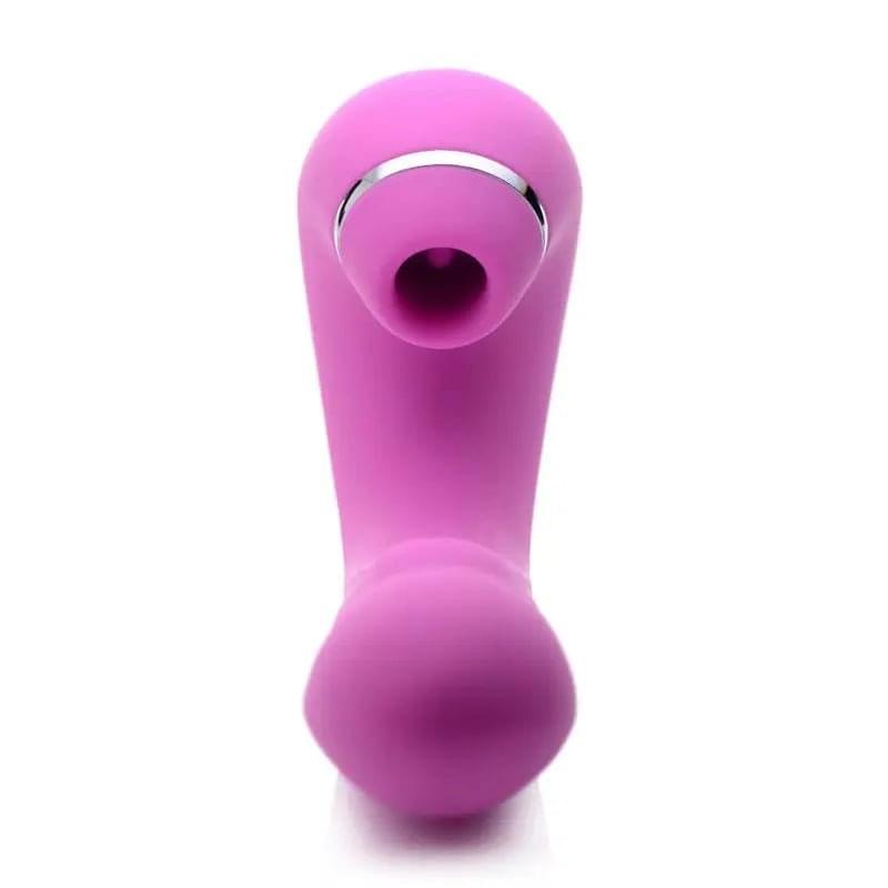 Shegasm 5 Star 10X Tapping G-Spot Vibe w Suction Pink Shegasm Discreet Intimate Essentials.