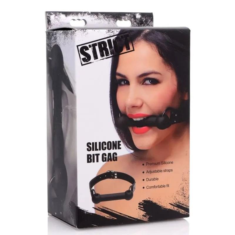 Silicone Bit Gag Strict Discreet Intimate Essentials.