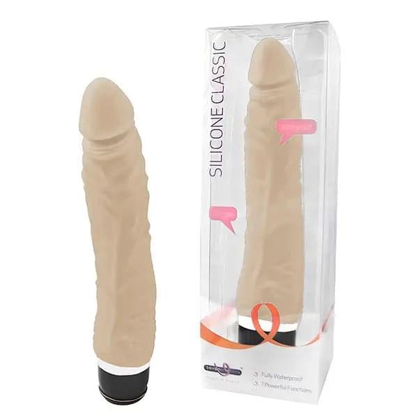 Silicone Classic -  17.8 cm (7'') Vibrator Seven Creations Discreet Intimate Essentials.