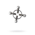 Silver Metal 2 Pc Nipple Clamps Metal Discreet Intimate Essentials.