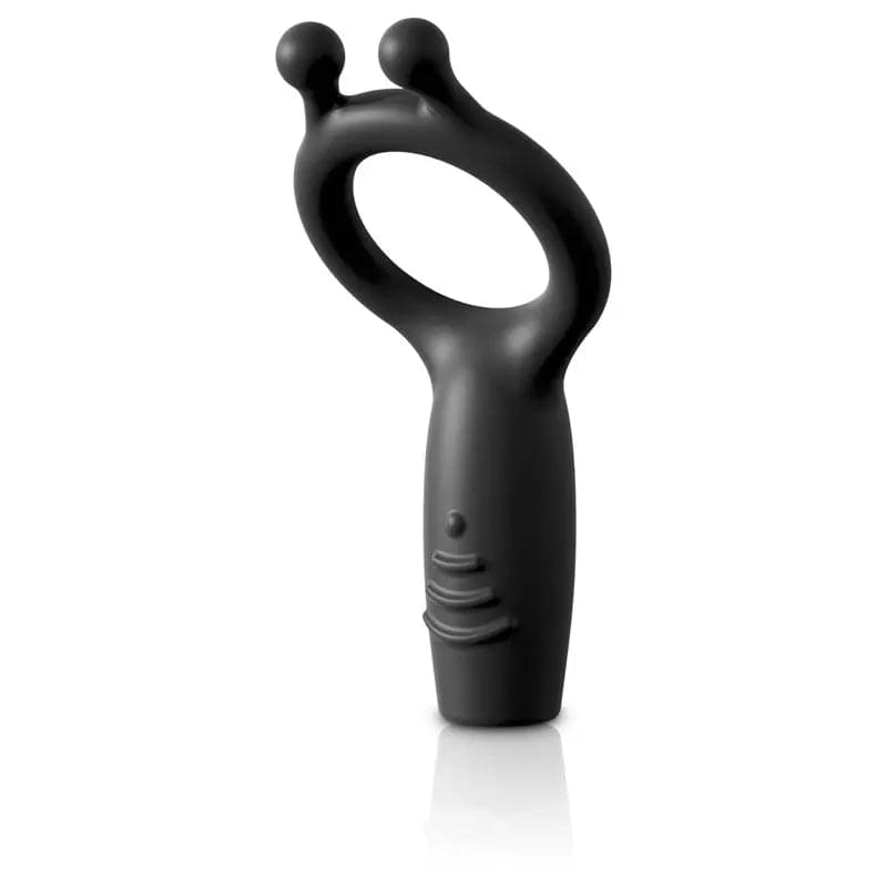 Sir Richards Vibrating Silicone Super C-Ring - Grey USB Rechargeable Vibrating Cock Ring Pipedream Discreet Intimate Essentials.
