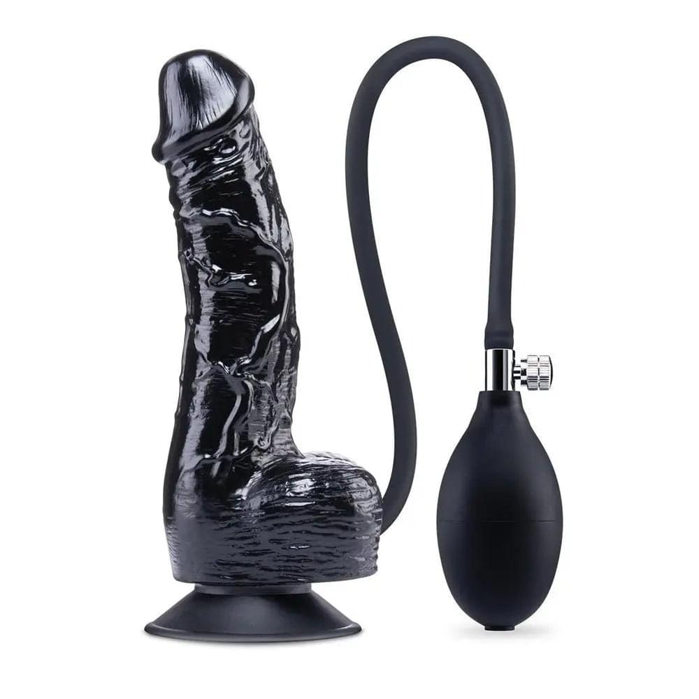 Size Up 6 Inch Inflatable Dildo with Balls -  17.8 cm Inflatable Dong XGEN Products Discreet Intimate Essentials.