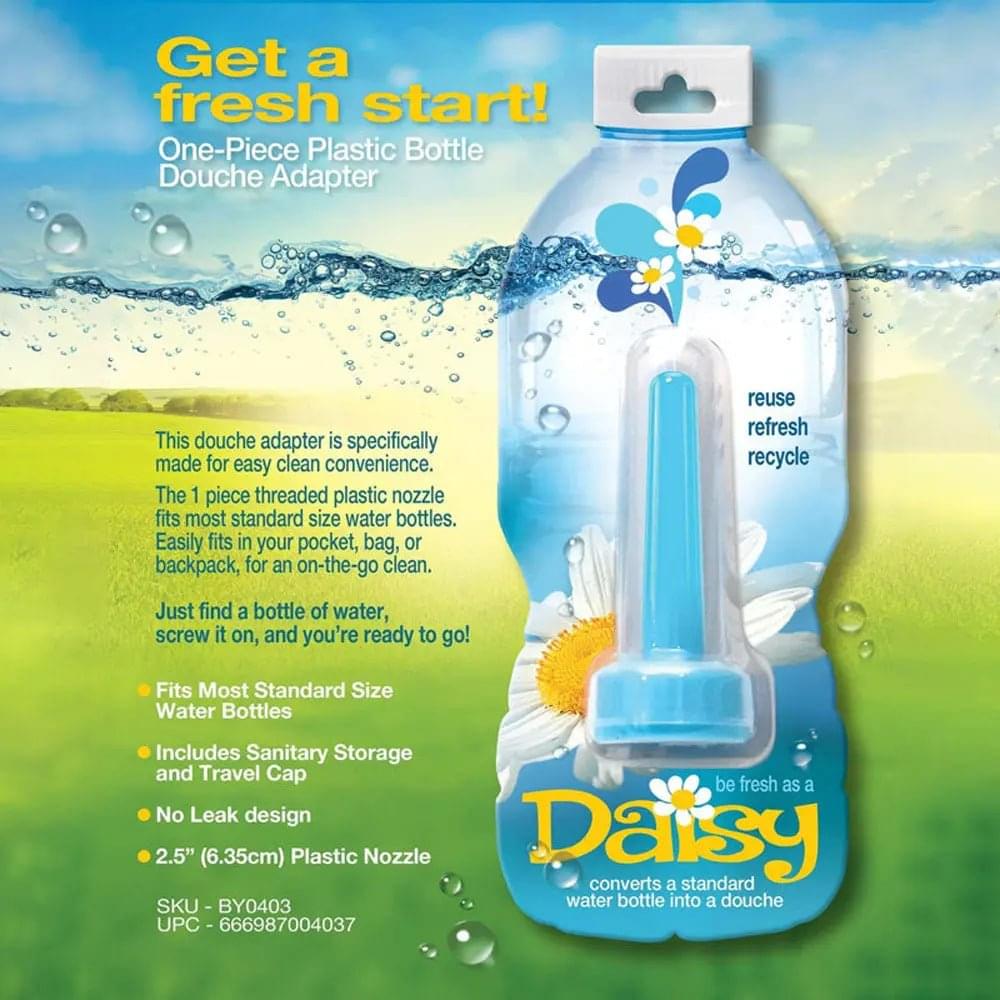 Skwert Daisy Douche -  Douche Nozzle for Water Bottles C1 Releasing Discreet Intimate Essentials.