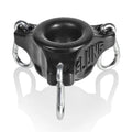 Slung Ballstretcher With 3 Carabiners Black OxBalls Discreet Intimate Essentials.