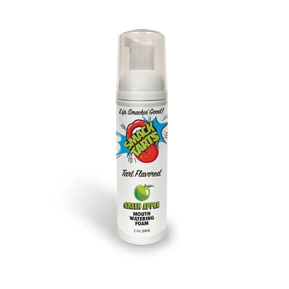 Smack Tarts Mouthwatering Foam - Green Apple - Sour Green Apple Flavoured - 80 ml Bottle Little Genie Discreet Intimate Essentials.