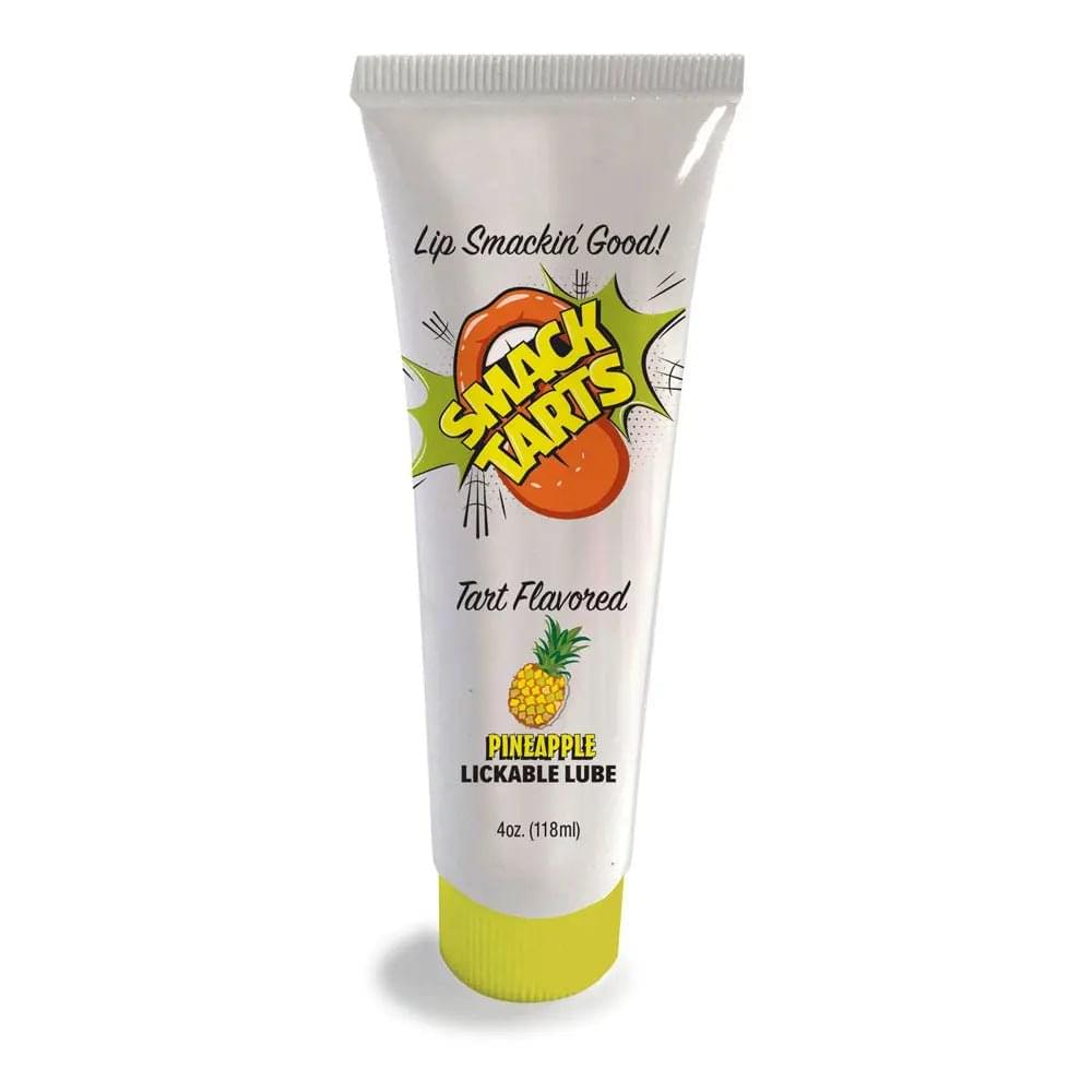 Smack Tarts - Sour Pineapple - Sour Pineapple Flavoured Lubricant - 120 ml Tube Little Genie Discreet Intimate Essentials.