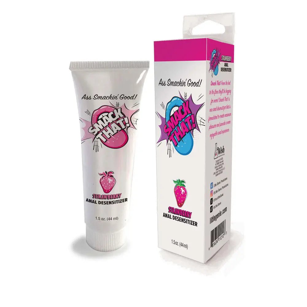 Shop affordable quality Smack That! Anal Desensitiser - Strawberry - Strawberry Flavoured Anal Desensitiser - 44 ml Tube - Discreet Intimate Essentials - ENHANCERS - Little Genie