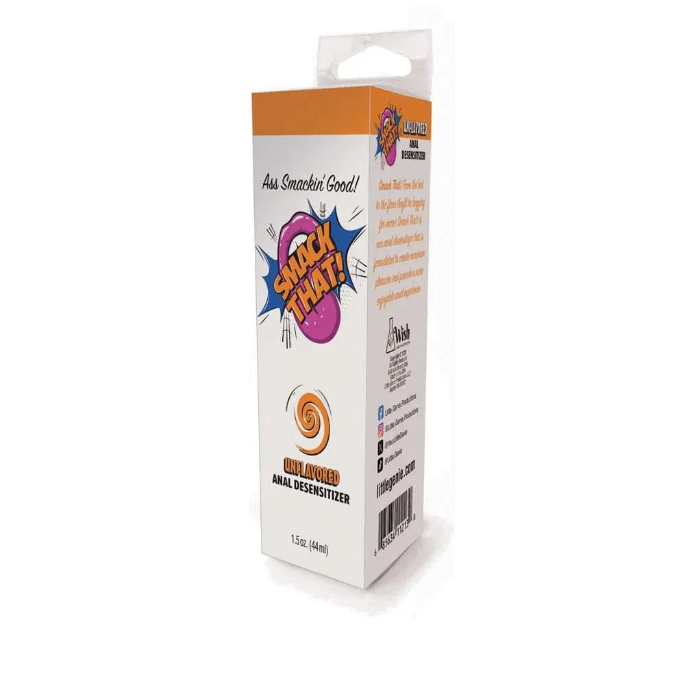 Smack That! Anal Desensitiser - Unflavoured - Unflavoured Anal Desensitiser - 44 ml Tube Little Genie Discreet Intimate Essentials.