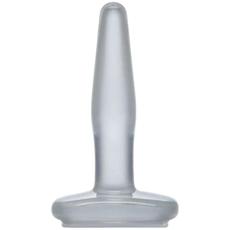 Small Butt Plug Clear Crystal Jellies Discreet Intimate Essentials.