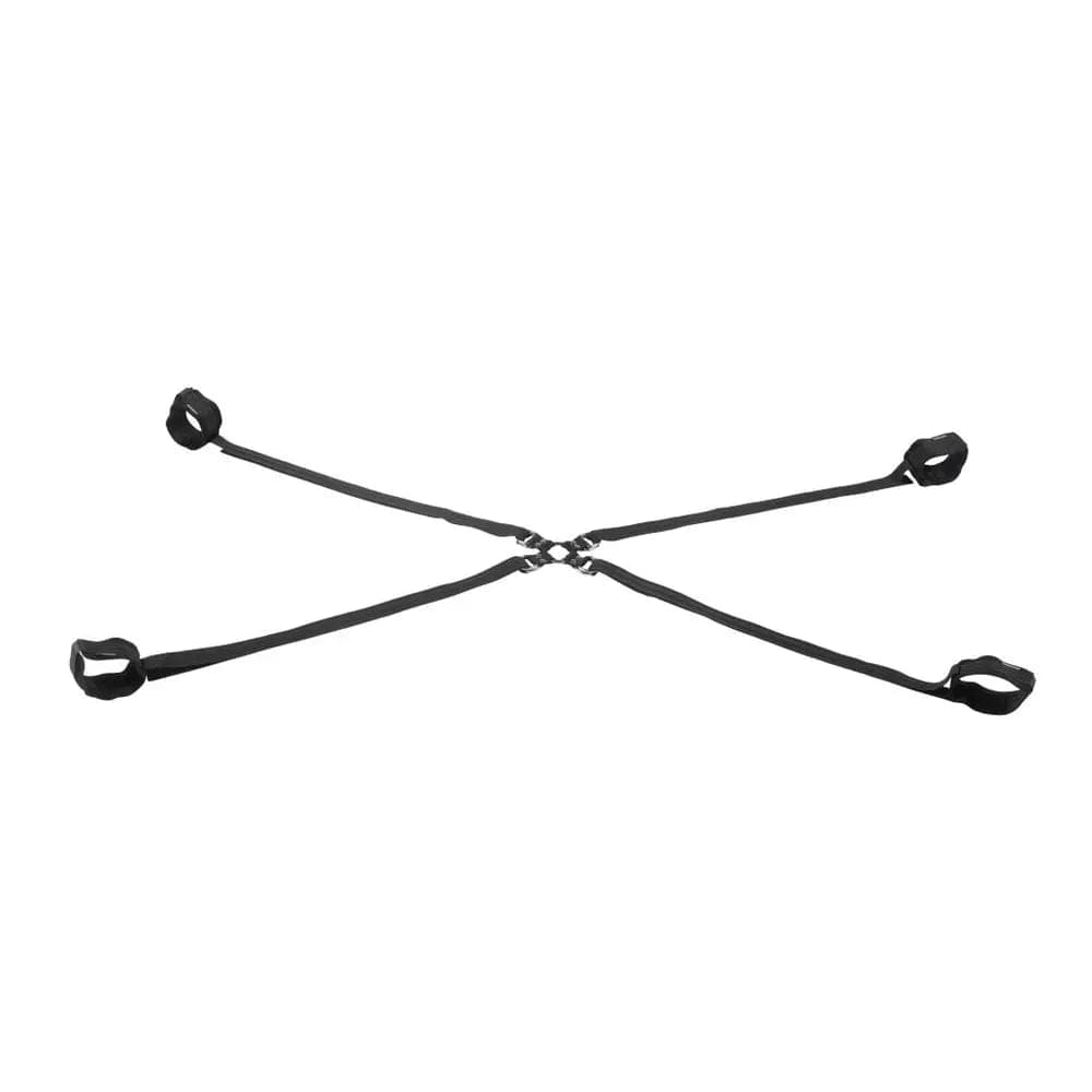 SPORTSHEETS Velvet Noir Adjustable Hog Tie & Cuff Set -  Restraints Sportsheets Discreet Intimate Essentials.