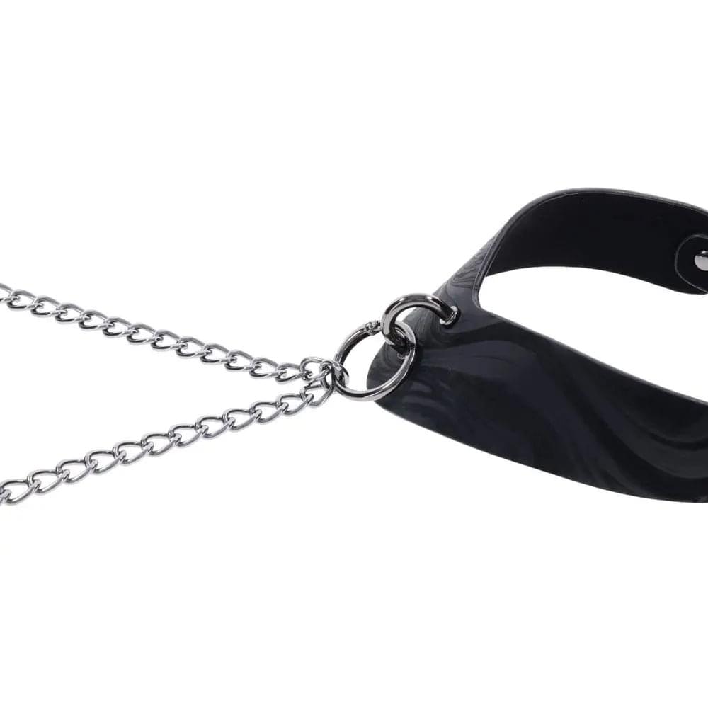 SPORTSHEETS Velvet Noir Collar & Removable Clamps -  Neck & Nipple Restraints Sportsheets Discreet Intimate Essentials.