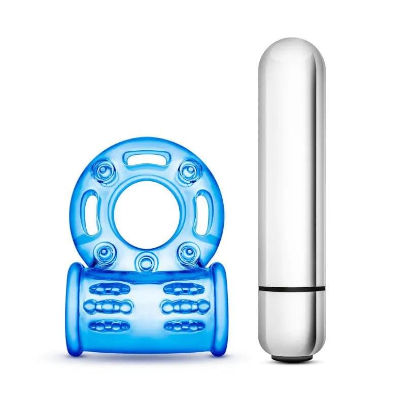 Stay Hard 10-Function Vibrating Bull Ring -  Vibrating Cock Ring Blush Novelties Discreet Intimate Essentials.